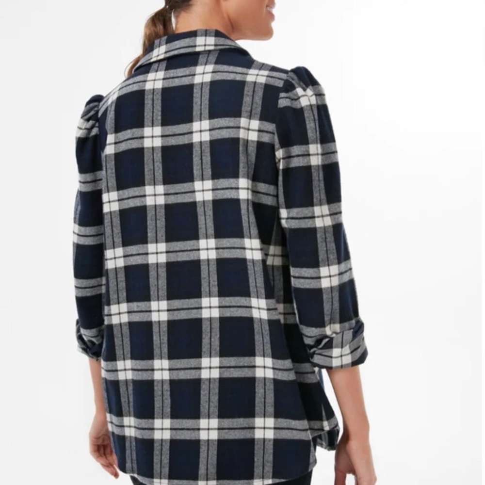 Tuckernuck Saranac Shirt in Midnight Plaid - Picture 3 of 8